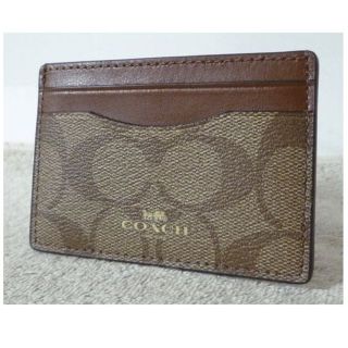 コーチ(COACH)の☆美品☆　コーチ　COACH　PVC　レザー　定期入れ　名刺入れ　パスケース(名刺入れ/定期入れ)