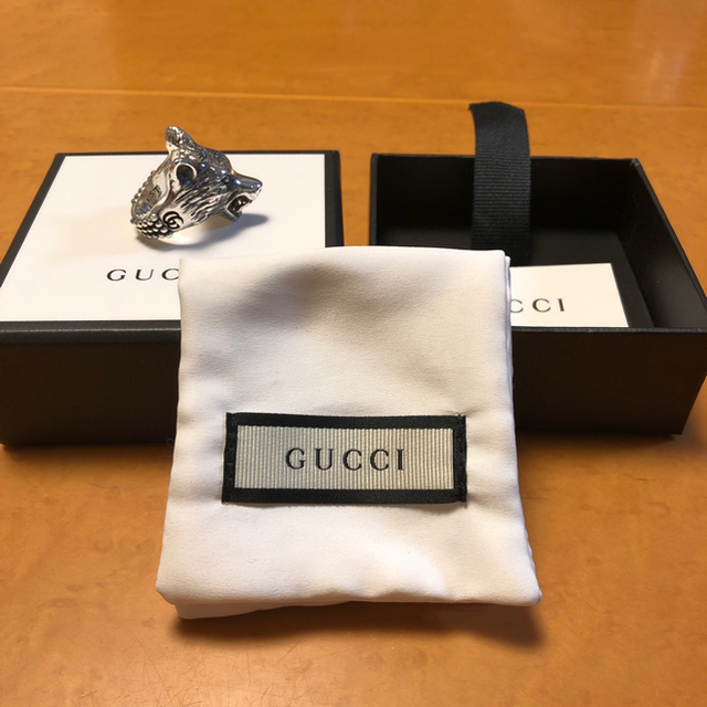 Gucci(グッチ)のウルフヘッドリング17号 1911307さん専用 メンズのアクセサリー(リング(指輪))の商品写真