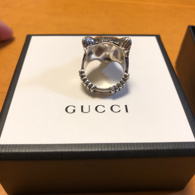 Gucci(グッチ)のウルフヘッドリング17号 1911307さん専用 メンズのアクセサリー(リング(指輪))の商品写真