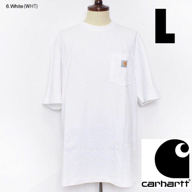 carhartt(カーハート)のカーハート Tシャツ 白 L メンズのトップス(Tシャツ/カットソー(半袖/袖なし))の商品写真