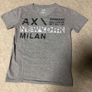 アルマーニエクスチェンジ(ARMANI EXCHANGE)のアルマーニARMANIExchangeシャツ半袖 速乾性サイズMグレー(Tシャツ/カットソー(半袖/袖なし))