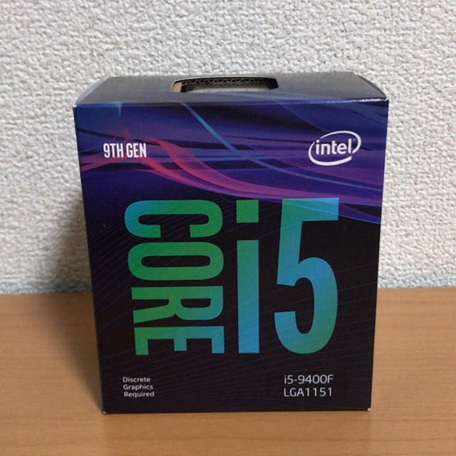 新品未使用Core i5 9400F BOX