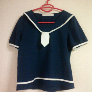レイカズン(RayCassin)のセーラー服風トップス(Tシャツ(半袖/袖なし))