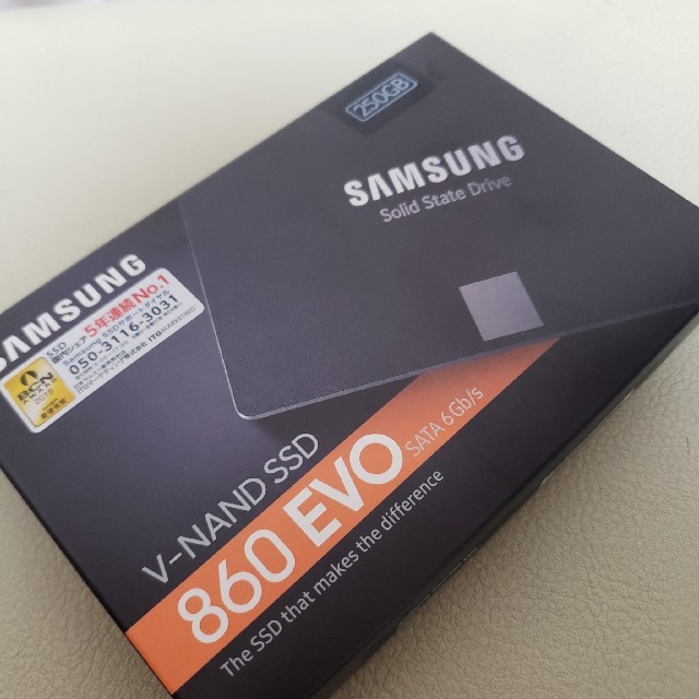 サムソン SAMSUNG SSD 860EVO MZ-76E250B/IT 新品25インチ