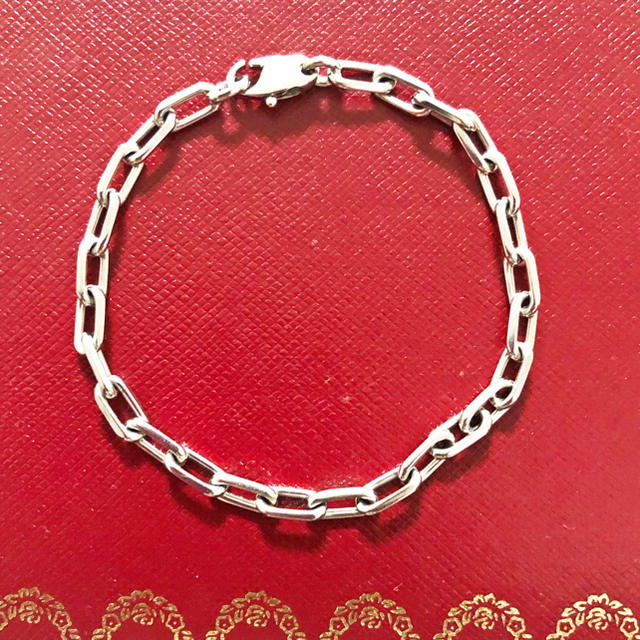 カルティエ CARTIER スパルタカス ブレスレット 18.5cm K18WG ホワイトゴールド / 199630【BJ】