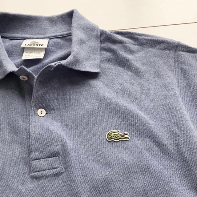 LACOSTEラコステ ポロシャツ フランスモデル L1264 サイズ3 霜降り