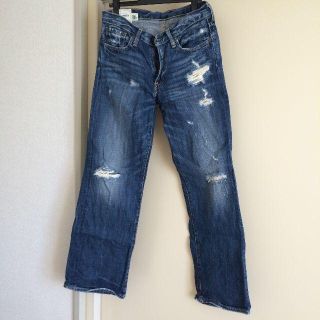 アバクロンビーアンドフィッチ(Abercrombie&Fitch)の26インチ相当abercrombieアバクロキッズボーイズダメージジーンズ　16(デニム/ジーンズ)