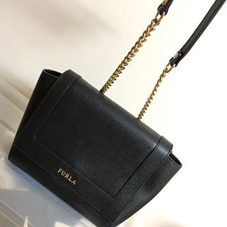 フルラ(Furla)のFURLA チェーンバッグ ブラック(ショルダーバッグ)