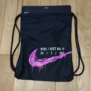 ナイキ(NIKE)のNIKE ナイキ ナップサック YTH ジムサック ブラック ジュニア(リュック/バックパック)