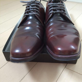 赤茶色のリーガルの革靴