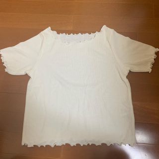 ナイスクラップ(NICE CLAUP)のNICE CLAUP フリルＴシャツ(Tシャツ(半袖/袖なし))