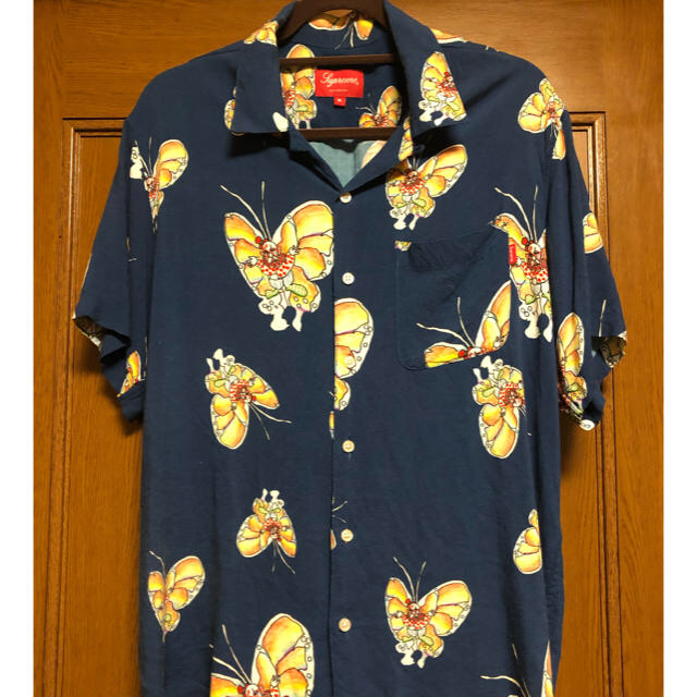 supreme gonz butterfly rayon shirt 17ss