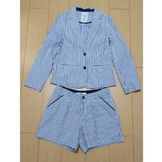 イッカ(ikka)のikka ジャケット ショートパンツ セットアップ(セット/コーデ)