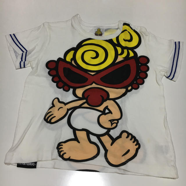 HYSTERIC MINI(ヒステリックミニ)のミニちゃんBIG Tシャツ80 キッズ/ベビー/マタニティのベビー服(~85cm)(Ｔシャツ)の商品写真