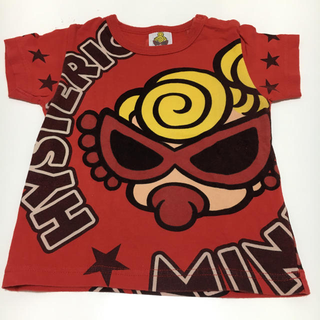 HYSTERIC MINI(ヒステリックミニ)のミニちゃんTシャツ 80センチ キッズ/ベビー/マタニティのベビー服(~85cm)(Ｔシャツ)の商品写真