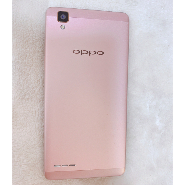 ANDROID(アンドロイド)の【美人】海外使用可！SIMフリースマホ(oppof1) スマホ/家電/カメラのスマートフォン/携帯電話(スマートフォン本体)の商品写真