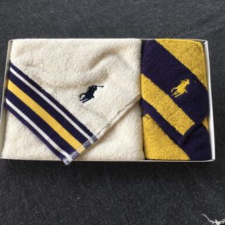 ポロラルフローレン(POLO RALPH LAUREN)のポロラルフローレン ハンドタオル 2枚セット(ハンカチ)