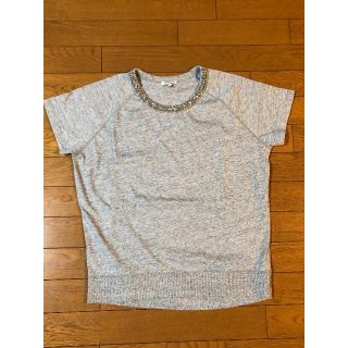 グローバルワーク(GLOBAL WORK)のグローバルワーク☆ビジュー付カットソー(Tシャツ(半袖/袖なし))