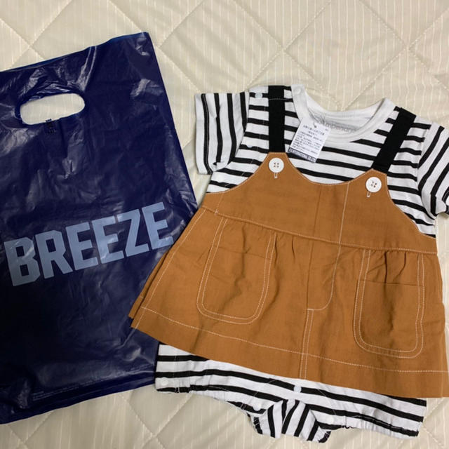 BREEZE(ブリーズ)のBREEZE ベビー服 キッズ/ベビー/マタニティのベビー服(~85cm)(ロンパース)の商品写真