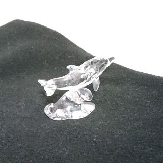 SWAROVSKI - 廃盤 スワロフスキー ドルフィン イルカ 678507 置物