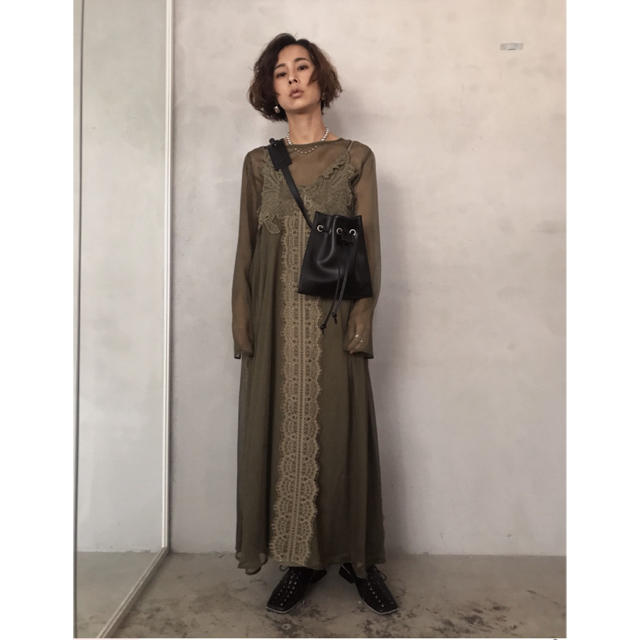 Ameri VINTAGE(アメリヴィンテージ)のニコ様専用 Ameri MEDI 4WAY SHEER LACE DRESS レディースのワンピース(ロングワンピース/マキシワンピース)の商品写真