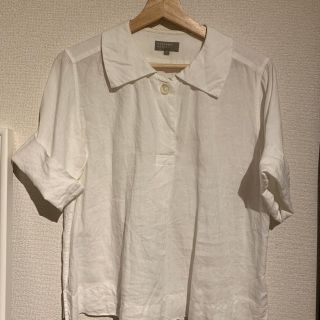 マーガレットハウエル(MARGARET HOWELL)のMargaretHowell 18ss リネンシャツ(シャツ/ブラウス(半袖/袖なし))