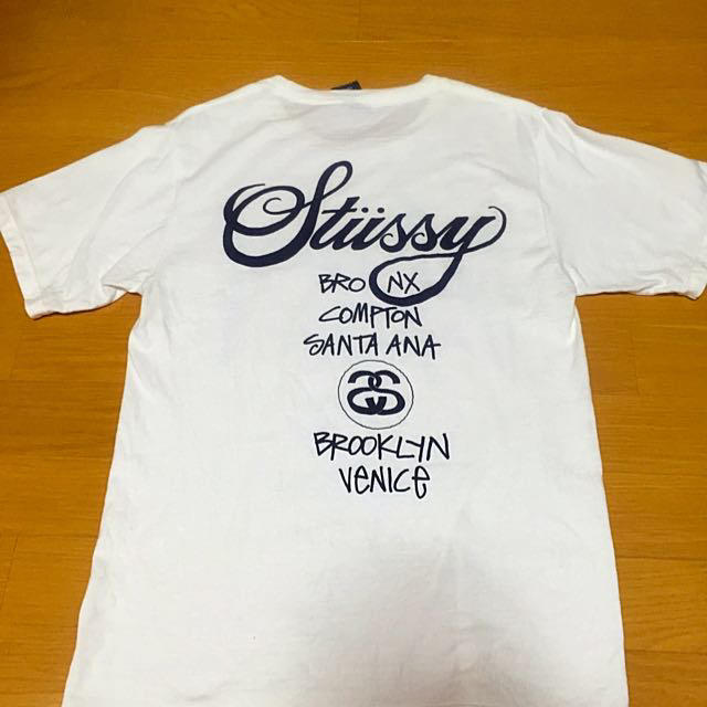 STUSSY(ステューシー)のSTUSSY白Tシャツ レディースのトップス(Tシャツ(半袖/袖なし))の商品写真