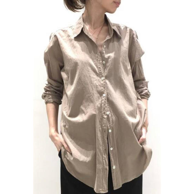 L'Appartement DEUXIEME CLASSE(アパルトモンドゥーズィエムクラス)のアパルトモン  XiRENA Cotton Poplin シャツ レディースのトップス(シャツ/ブラウス(長袖/七分))の商品写真