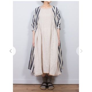 ネストローブ(nest Robe)の新品✨レース付きワンピース(ロングワンピース/マキシワンピース)