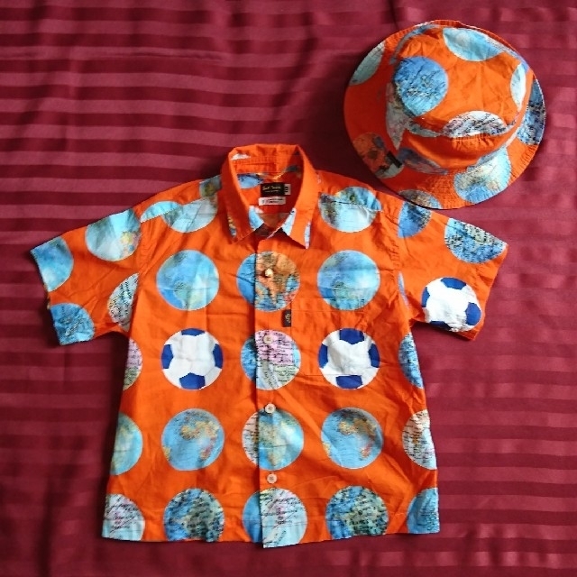 Paul Smith(ポールスミス)のポールスミス 110 シャツ 帽子セット キッズ/ベビー/マタニティのキッズ服男の子用(90cm~)(ブラウス)の商品写真