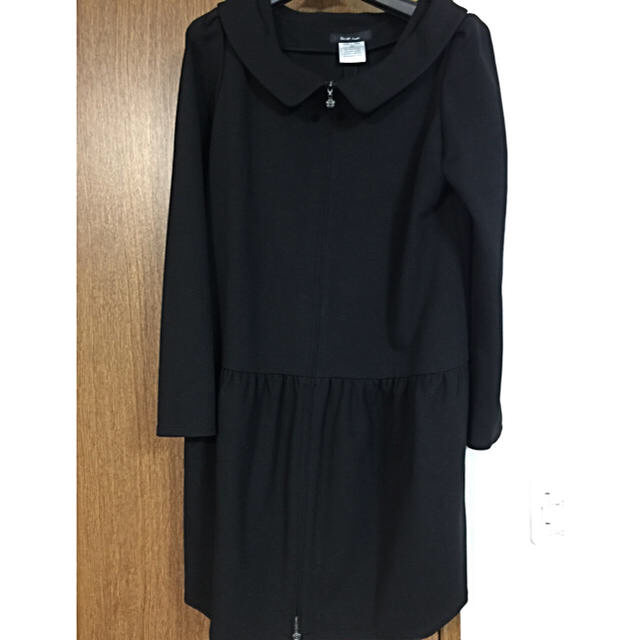 新品未使用 ルネrene 2019年完売品 コートワンピース 38 黒 - ひざ丈