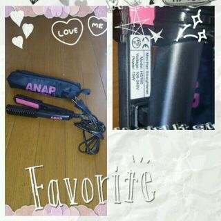 アナップ(ANAP)のANAPヘアアイロン新品(ヘアアイロン)