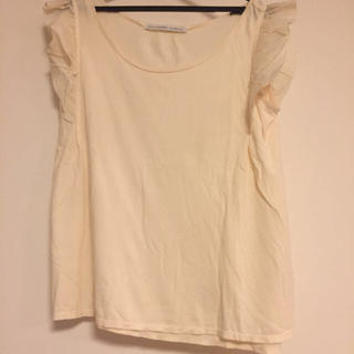 スピックアンドスパン(Spick & Span)の白レースカットソーspick&span(Tシャツ(半袖/袖なし))