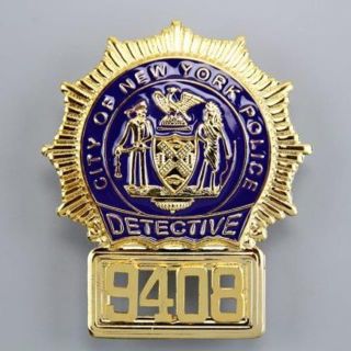 NYPD 認識番号 9408 CSI NY シェルドン・ホークス刑事(個人装備)