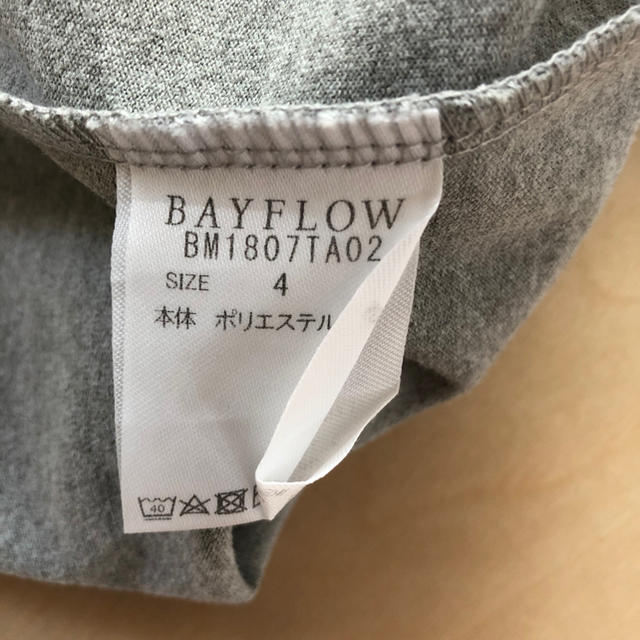 BAYFLOW(ベイフロー)の■BAYFLOW ベイフロー ビックシルエットTシャツ 4 グレー メンズのトップス(Tシャツ/カットソー(半袖/袖なし))の商品写真