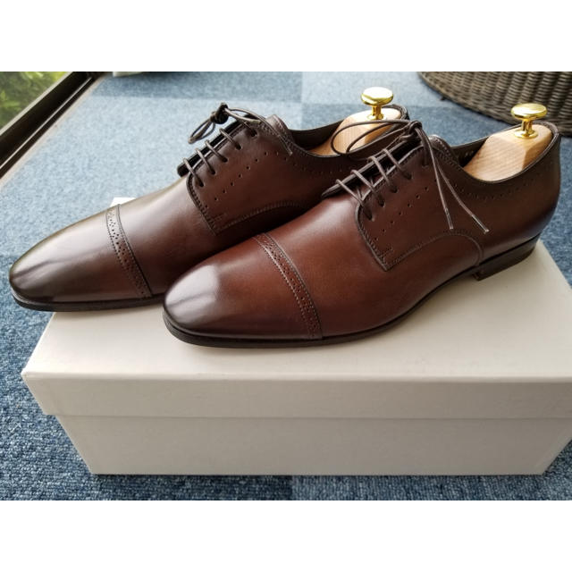 靴/シューズSantoni クォーターブローグ 新品未使用