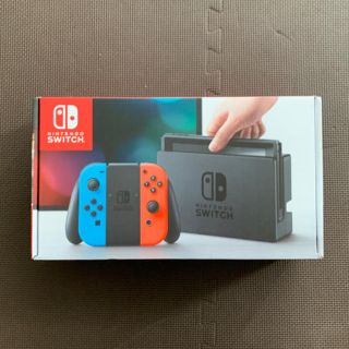 ニンテンドースイッチ(Nintendo Switch)の新品未開封 任天堂 SWITCH スイッチ 本体 ネオンブルー(家庭用ゲーム機本体)