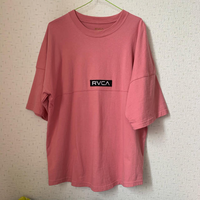 メンズrvca Tシャツ ビッグシルエット デカロゴ ルーカ