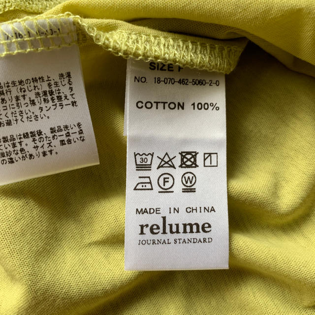 JOURNAL STANDARD(ジャーナルスタンダード)のジャーナルスタンダード relume レディースのトップス(Tシャツ(半袖/袖なし))の商品写真