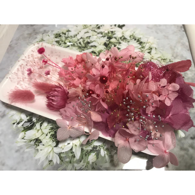 素晴らしい外見 ❀花材セット No.300 ピンク❀ プリザーブド