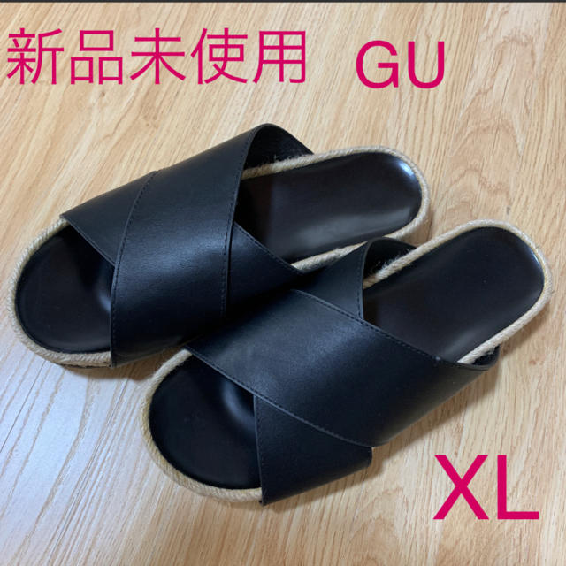 GU(ジーユー)の新品未使用品☆GU クロスサンダル XL 25cm レディースの靴/シューズ(サンダル)の商品写真