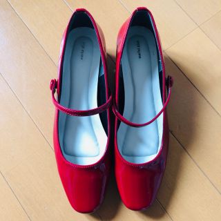 メルロー(merlot)のmerlot plus スクエアトゥストラップパンプス(ハイヒール/パンプス)