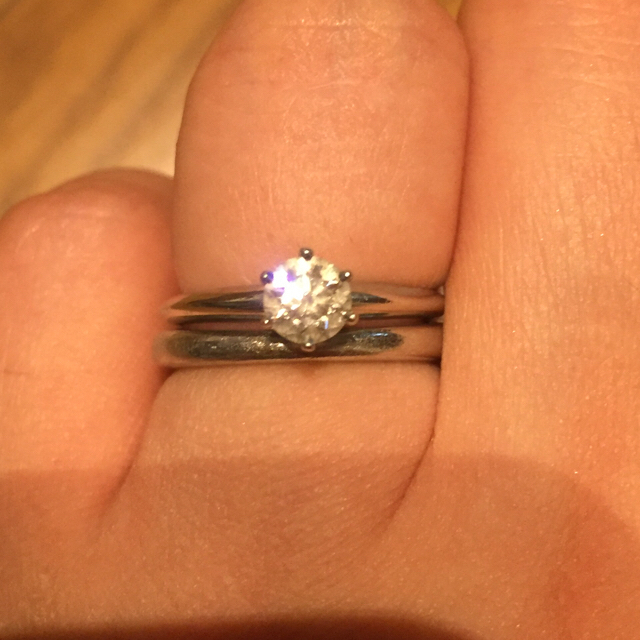 最適な材料 - Co. & Tiffany ティファニー 最終価格 0.43ct ソリティア