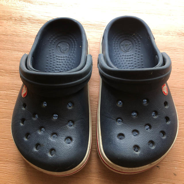 crocs(クロックス)のクロックス   約14㎝〜15㎝ 二足セット キッズ/ベビー/マタニティのベビー靴/シューズ(~14cm)(サンダル)の商品写真