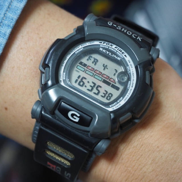 コラボ/G-SHOCK/日産/限定/スカイライン/GT-R/箱付/グレー/良品