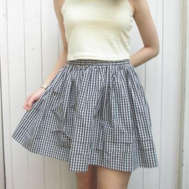 Nina mew(ニーナミュウ)のニーナミュウ ギンガムチェックスカート レディースのスカート(ミニスカート)の商品写真