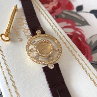 ショパール(Chopard)のショパール ハッピーダイヤモンド 18k&ダイヤモンド(腕時計)