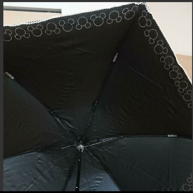 Disney(ディズニー)のミッキーマウス 晴雨兼用 折りたたみ傘 レディースのファッション小物(傘)の商品写真