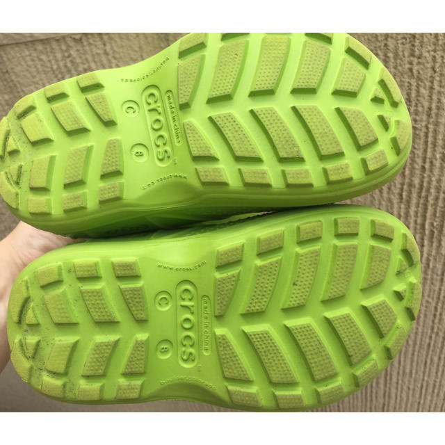 crocs(クロックス)の［お値下げ］crocs ☆ レインブーツ  キッズ/ベビー/マタニティのキッズ靴/シューズ(15cm~)(長靴/レインシューズ)の商品写真