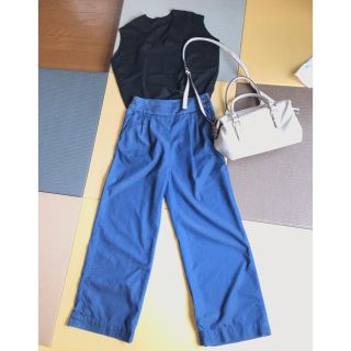 プラステ(PLST)のPLST   デニム風ワイドパンツ👖(カジュアルパンツ)